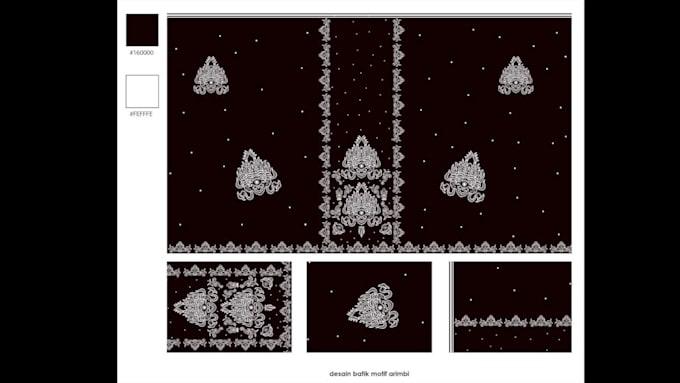 pattern design for textile fashion wear