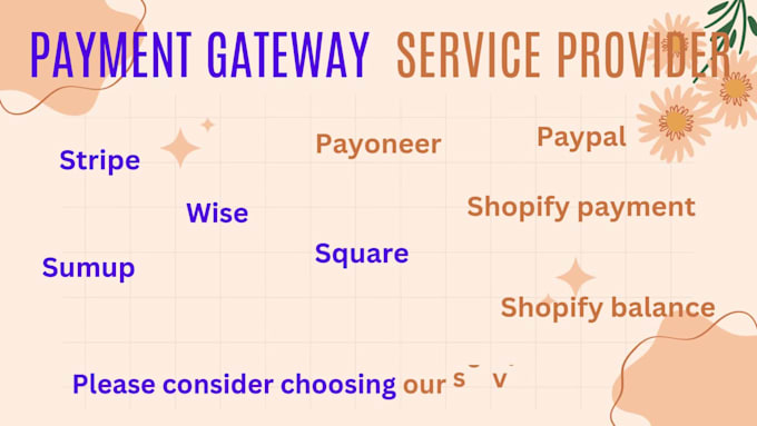 help you to create payment gateway to your shopify store