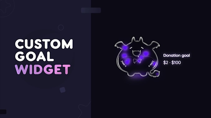 do custom goal widget of your character