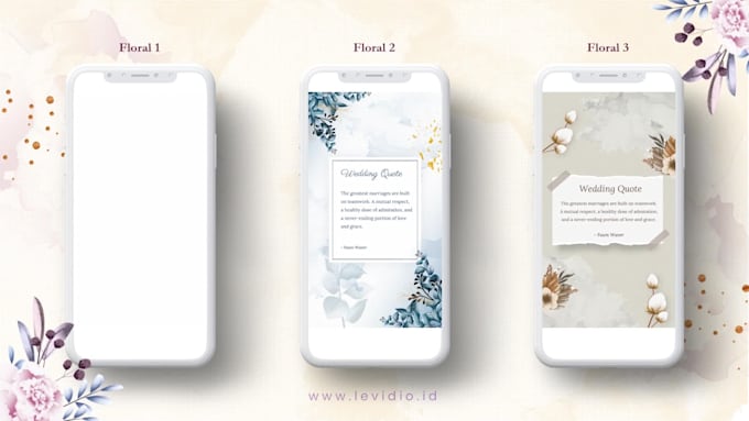 create elegant digital wedding invitation videos