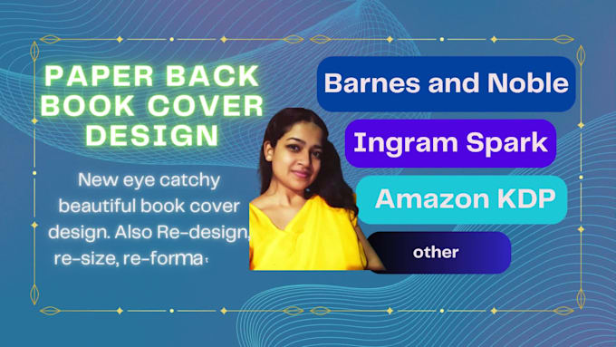 design, resize, redesign, reformat a book cover