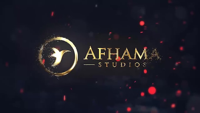 create your 3d particle logo reveal animation