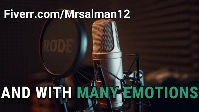 do arabic accent english voiceover in low budget