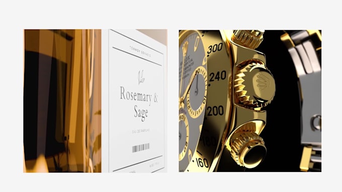 do 3d product modeling, perfume bottle and realistic render
