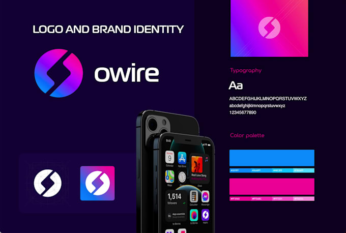 design a minimalist or modern logo and your brand identity