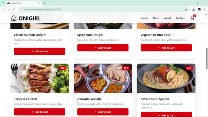 build a fast modern restaurant website with ordering system