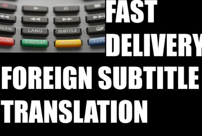 translate subtitles from english to chinese