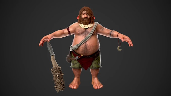 create 3d model and charters for you