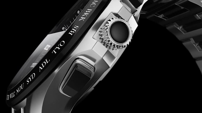 Design a watch with 3d modelling and rendering by Ella_adesua | Fiverr