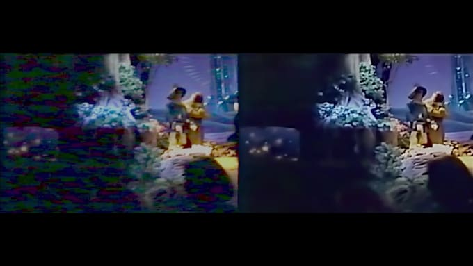remove dust, scratches, video noise grain, cleanup,  flicker