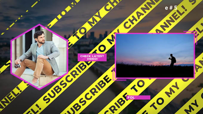 do youtube end screen, logo animation or outro