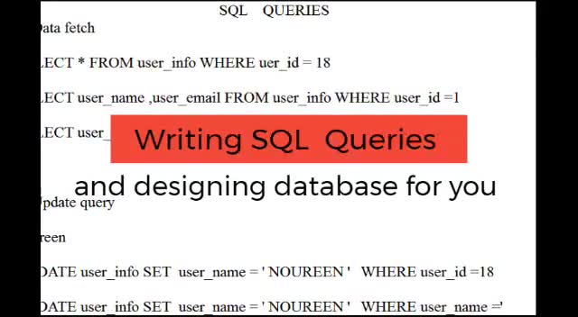 do projects of mysql database sql complex sql queries
