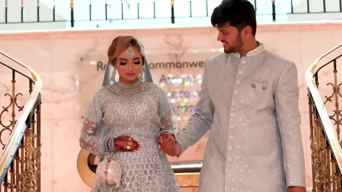 professionally edit cinematic wedding highlights videos