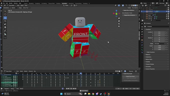 animate in blender, moon animator