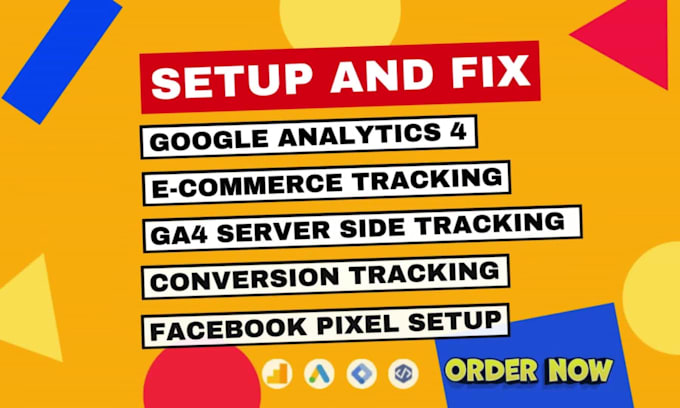 fix or setup google analytics 4 and ga4 ecommerce tracking via GTM