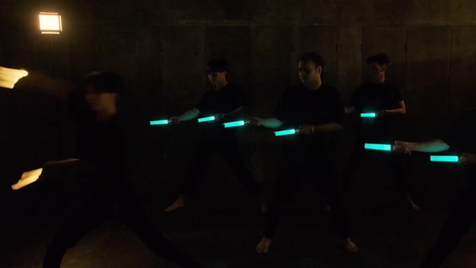 do japanese wotagei dance with a group for you