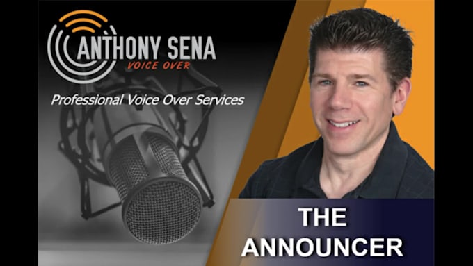 record an announcer style voice over
