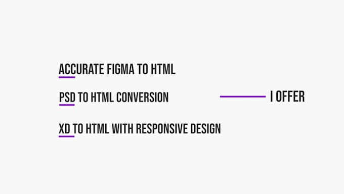 convert figma, PSD, xd to HTML with tailwind CSS or bootstrap