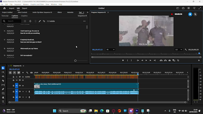 create subtitle files for your videos