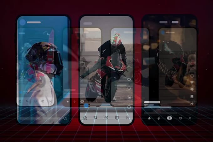 deliver 1000 viral bike reels bundle for instagram, youtube growth