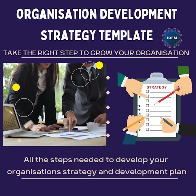 provide you an organisational strategy template document