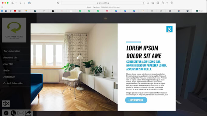 create virtual tour  for real estate