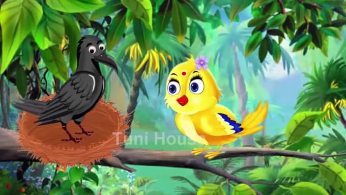 Create 2d birds cartoon hindi stories for youtube channel by Zunairaexpert  | Fiverr