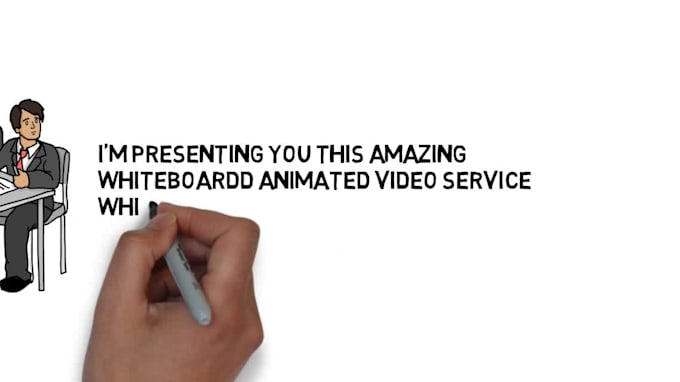 create whiteboard explainer animated doodle video