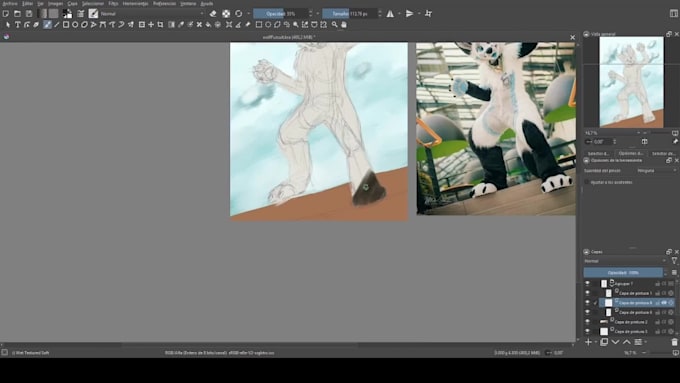 draw a furry oc for you