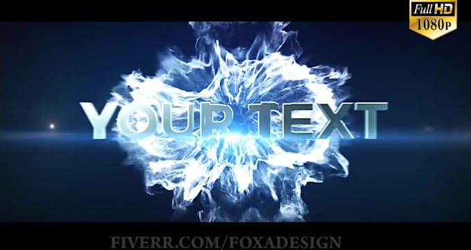 create cinematic trailer and logo intro from 50plus choices
