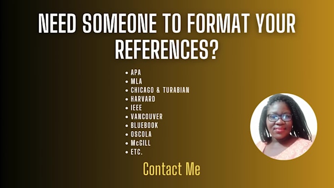 edit your paper to meet style and reference format