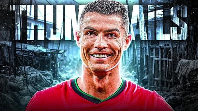 design attractive click bait amazing youtube thumbnail