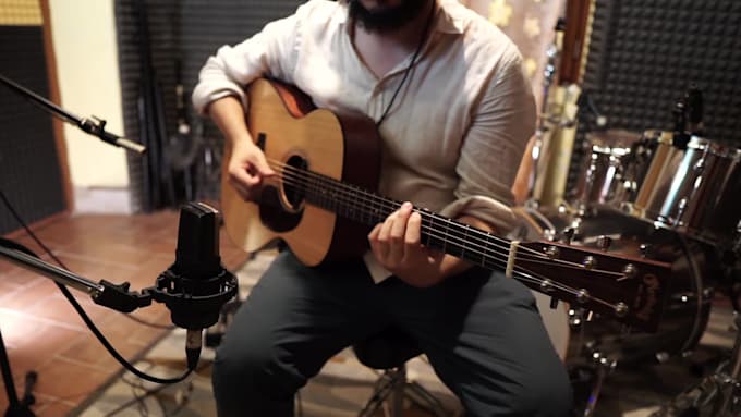 record your acoustic fingerpicking guitar