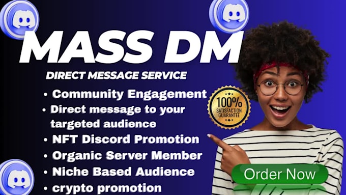 send discord dms mass direct message service to audience
