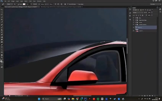 make your car into professional vector art
