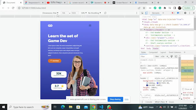 Convert figma to html, psd to html bootstrap 5 tailwind css by ...
