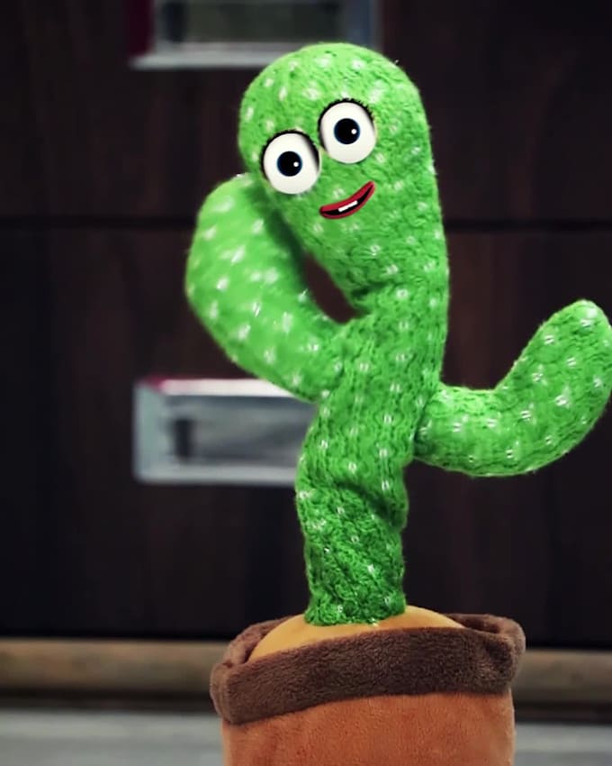 make happy birthday wishing from this puppet