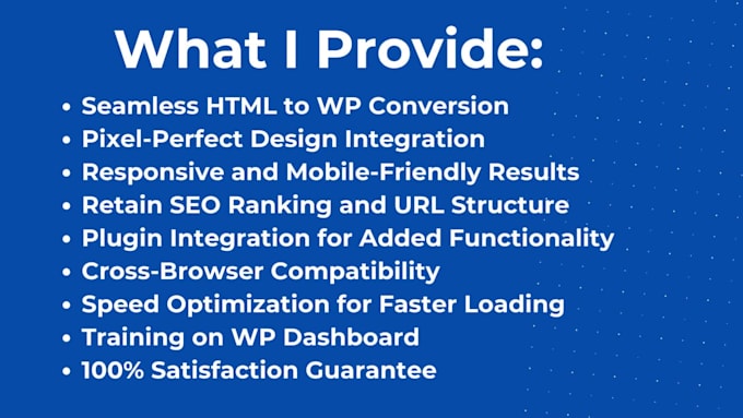 expert HTML to wordpress and PHP to wp conversion