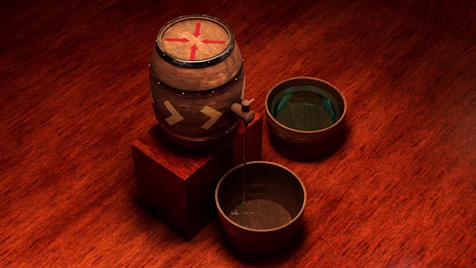 design game ready props with modeling and basic animation