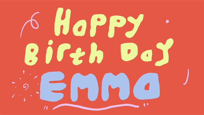 animates custom typography animation frame by frame