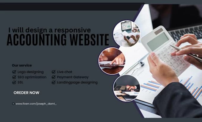 build a captivating accounting website with modern functionalities