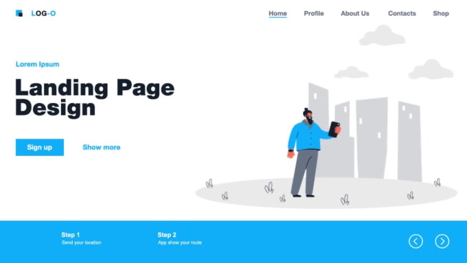 Create lottie json, animated gif video for website, app by Yusriil | Fiverr