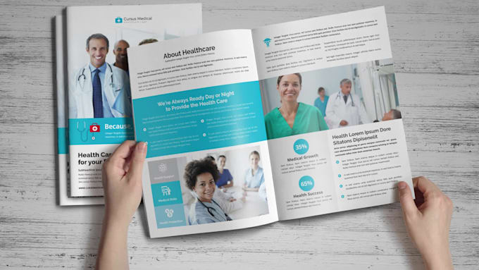 Top 10! I will write and design top notch company profile, brochure design, annual report,  for $50