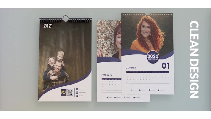 do wall and desk calendar design