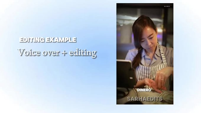 create ai voice over and edited videos