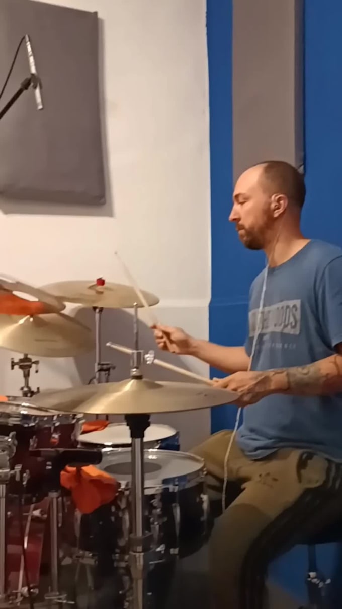 drum recording, edit and mix