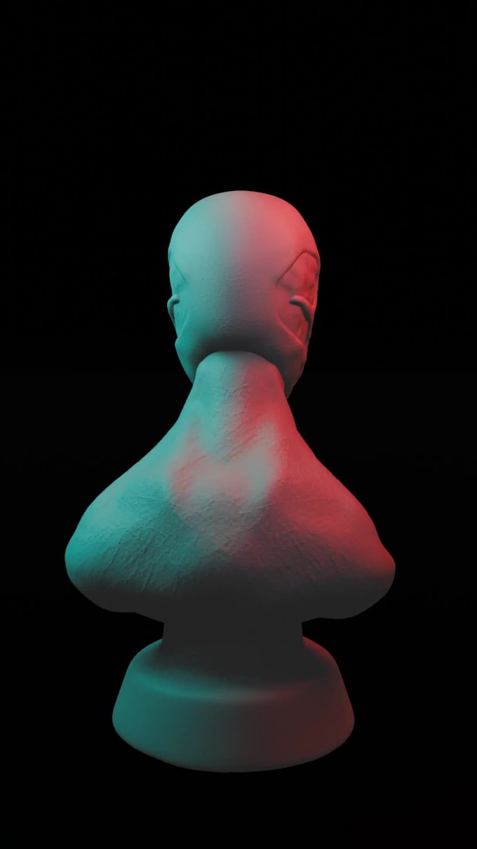 create stunning custom 3d sculptures in blender or maya