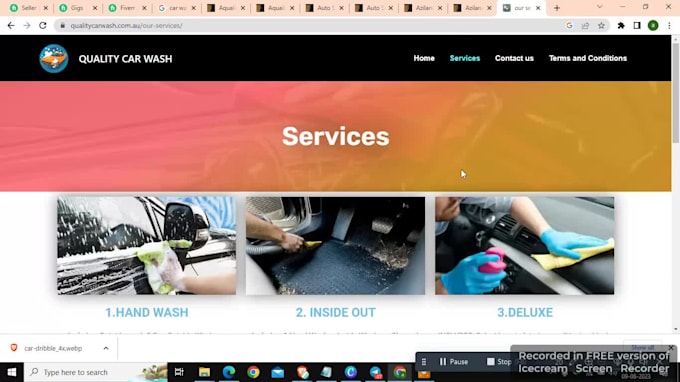 design a car wash website car detailing website, , car dealers website
