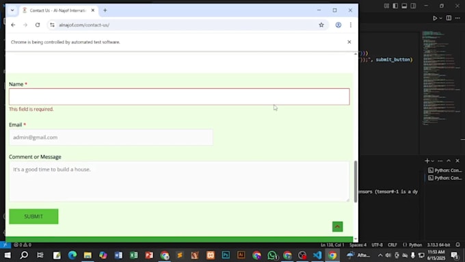 do QA automation testing using selenium, cypress, or playwright