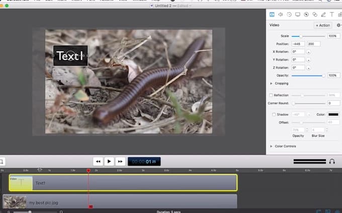 edit your screenflow project